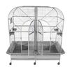STAINLESS STEEL 64" X 32" Double Macaw Cage with Removable Divider - CALL FOR PRICING