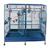 80" X 40" Double Macaw Cage with Removable Divider - CALL FOR PRICING